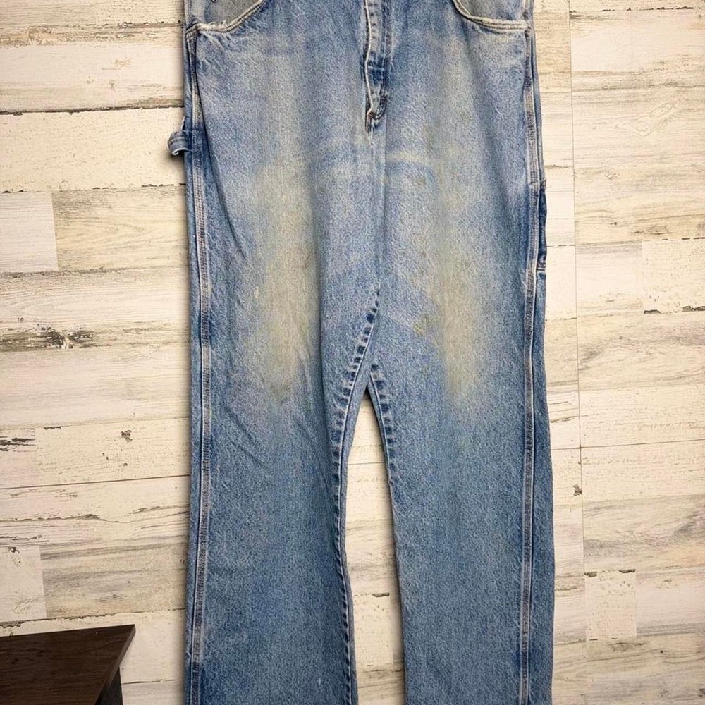 Wrangler Riggs Workwear FR carpenter jeans 36x34 Lightwash